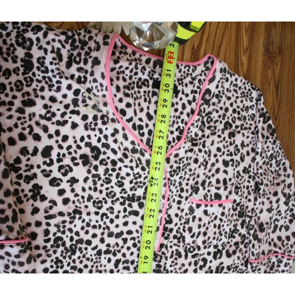 Simply Vera Vera Wang Sleep Shirt Nightgown Leopard Print XXL Soft See Descript - Picture 5 of 5